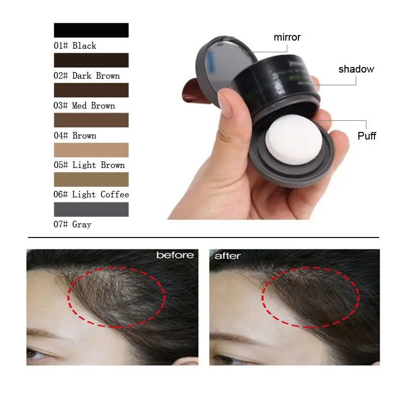 Sevich Hair Building Fibers Hairline Modified Repair Hair Loss Shadow Trimming Powder Makeup Hair Concealer Natural Cover Beauty