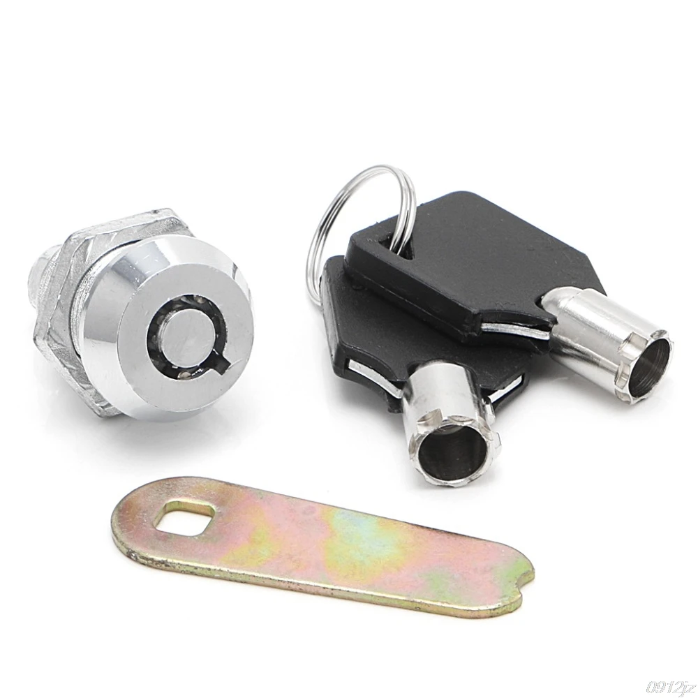 Drawer Tubular Cam Lock For Door Mailbox Cabinet Cupboard w/2 Keys 20mm Locks C90A New Drop ship