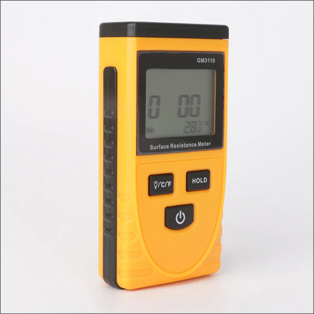 RZ Surface Resistance Meter Handheld Earth Resistance Tester Measuring Instrument Static Detector Digital Resistance Tools