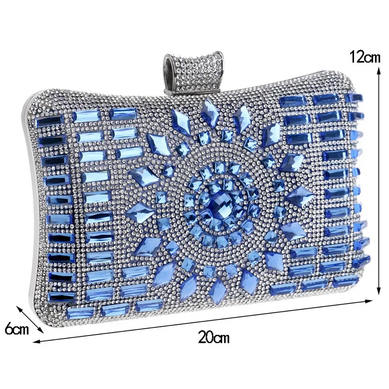 SEKUSA Acrylic Women Evening Bag Diamonds Purse Handbags Chain Shoulder Wedding Party Evening Clutches Messenger Bag Christmas