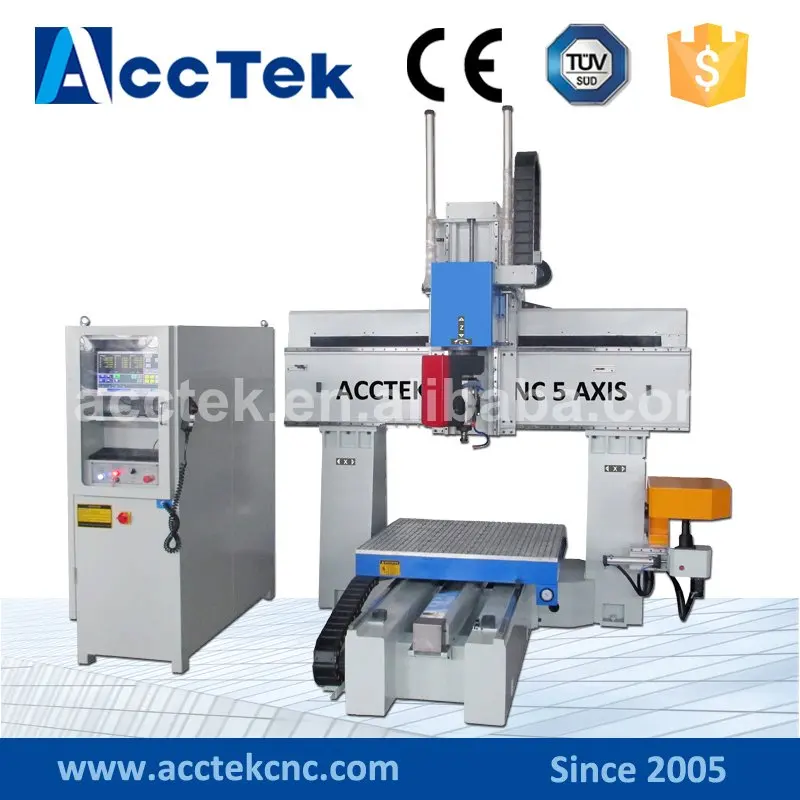 ali express AKM1212-5axis cnc wood machinery guitar kits/wood mdf plastic cnc milling machine
