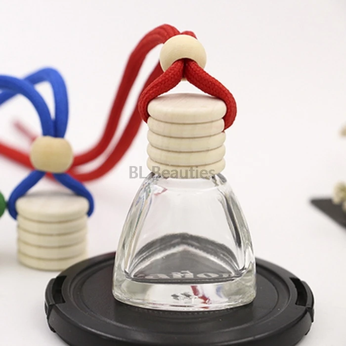 

100pcs/lot 10ml 12ml Mini Clear Hanging Car Perfume Bottles Steam Car Accessories Bottle Empty Bottle