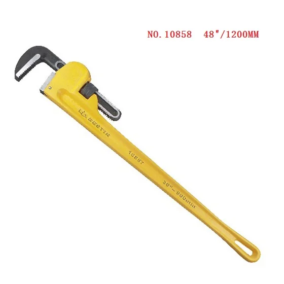 

BESTIR taiwan made chromemolybdenum steel 48"/1200mm heavier type oilfield pipe pliers NO.10858 wholesale