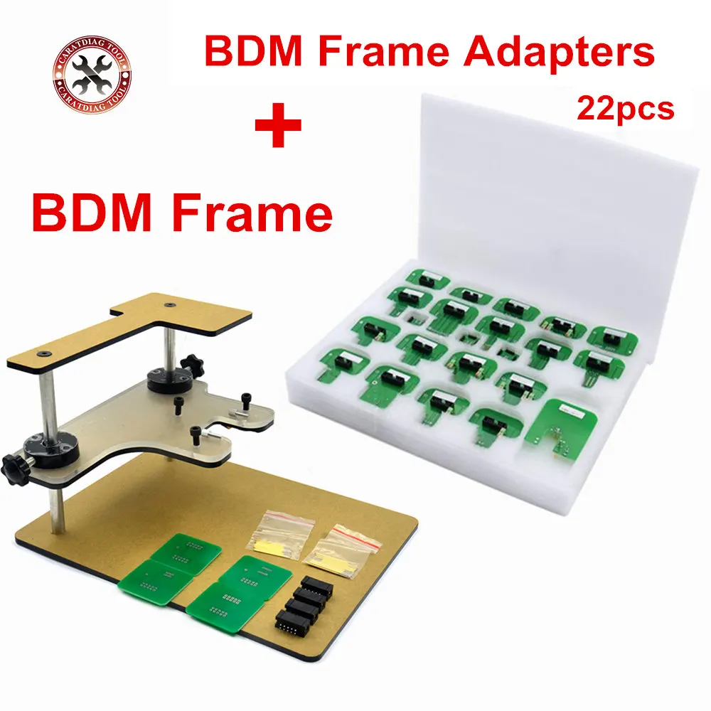 New BDM Frame With Full Adapters For FGTECH V54 BDM Frame Full Sets ECU Proframmer + 22pcs BDM Adapters Lowest Price