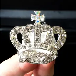 Crown Car perfume Diamond Air conditioner Outlet clip decoration Car Air Freshener Car Styling Lady Perfumes 100 Original