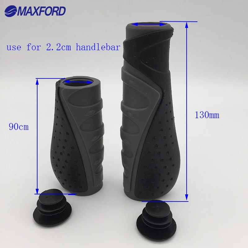 MAXFORD Folding bike grips Derailleur bicycle grips 90 130mm MTB Mountain bike Grips Rubber Proofshock Wveloo Handlebar parts