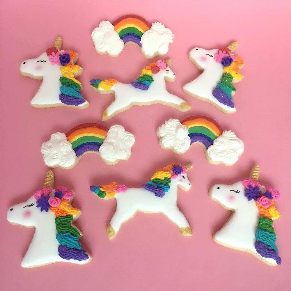 KENIAO Fantasy Unicorn Cookie Cutters