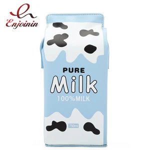 Milch Orange Saft Box Design Umhängetasche für Frauen, Crossbody -Tasche, Cartoon -Taschen, Taschen und Taschen, Kawaii, junge Mädchenbox 6 Hauptverkäufe kleiner Orangenbeutel - №5