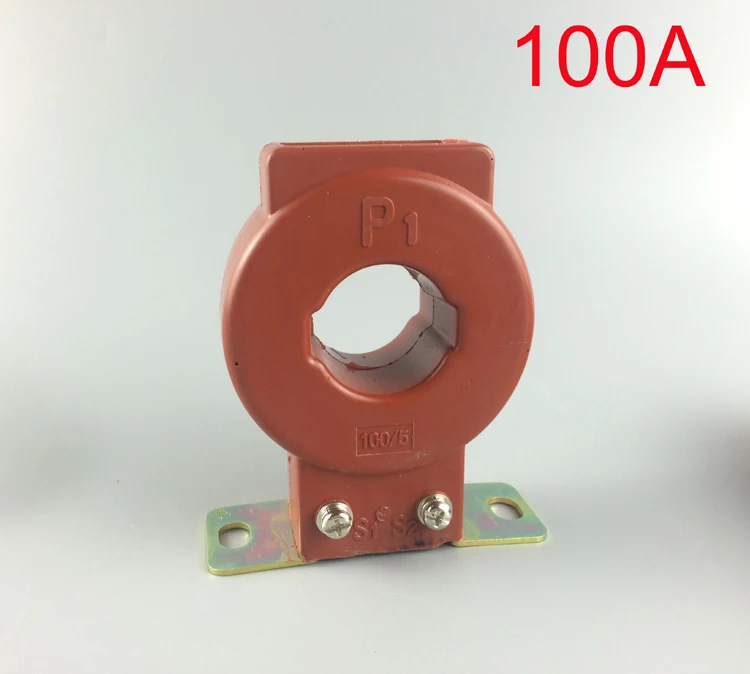 New type Easy use 100/5  0-100A current transformer Conductor through 1 time 100A CT