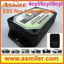 e85 conversion kit 4cyl 6cyl (plastic case)-- Cold Start Asst, flex fuel, kit ethanol e85, superethanol DHL free price