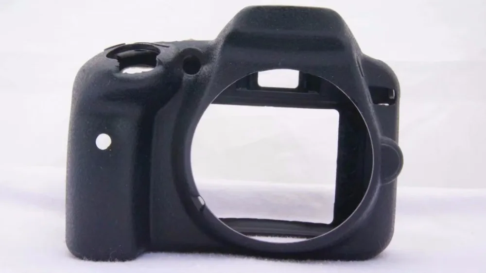 Sac en Silicone souple pour appareil photo Nikon, housse de protection en caoutchouc, Camouflage, noir, rouge, pour D3100, D3200, D3300