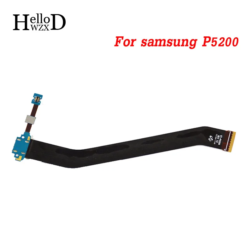 A+++ For Samsung Galaxy Tab 2 P5100 Tab 3 P5210 P5200 Charger Charging Flex Cable USB Dock Connector Port + Microphone Cables