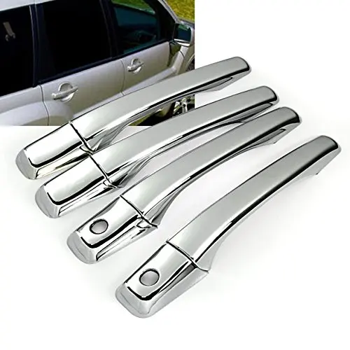 

Chrome Side Door Handle Covers Trims for 2004 - 2009 Mitsubishi Endeavor 2003 - 2008 Grandis 2004 - 2009 Galant / Grunder