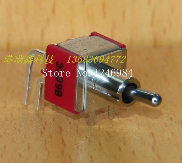 [SA]T8021 Dual six foot two tranches are curved toggle switch M6.35 Horizontal Toggle Switch 1MD1 Taiwan Deli Wei--50pcs/lot