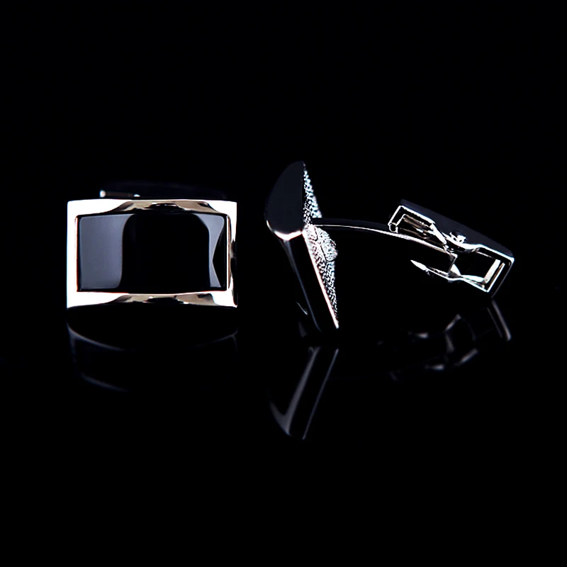 KFLK Jewelry shirt cufflinks for mens Brand  Black Cuff link Fashion Button High Quality Luxury Wedding Groom Male guests