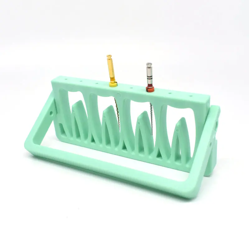 Dental Instrument Endo Files Holder 8 Holes Stander Root Canal Files  Instrument Dentist Tool