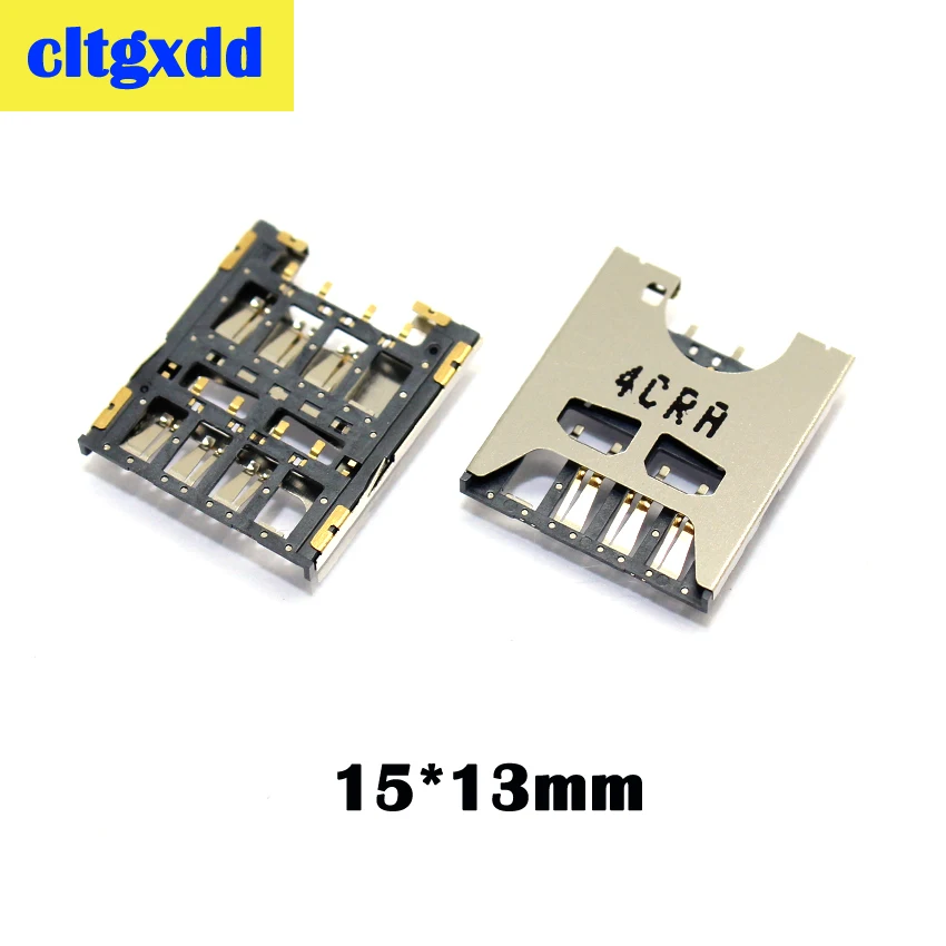 cltgxdd 2pcs Brand New For HTC Desire 510 Sim Card Reader Module Slot Tray Holder Socket Replacement Part