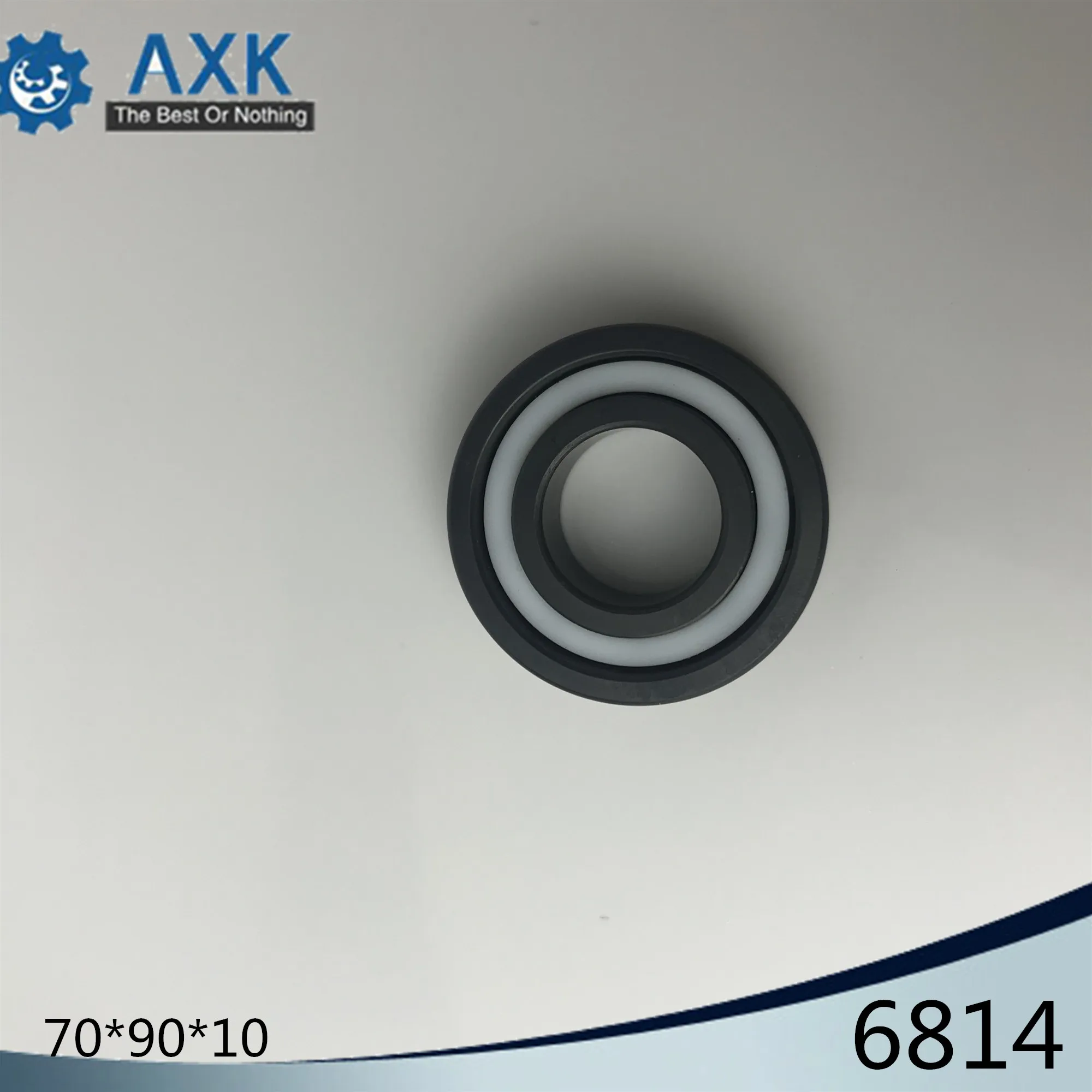 6814 Full Ceramic Bearing ( 1 PC ) 70*90*10 mm Si3N4 Material 6814CE All Silicon Nitride Ceramic 6814 Ball Bearings