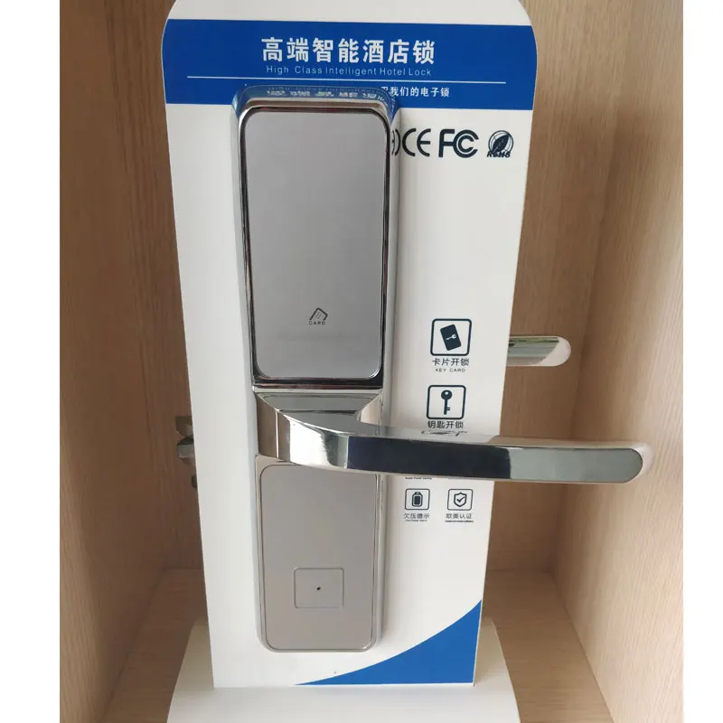 JCH2025E01 home security electronic door locks RFID hotel key card lock system