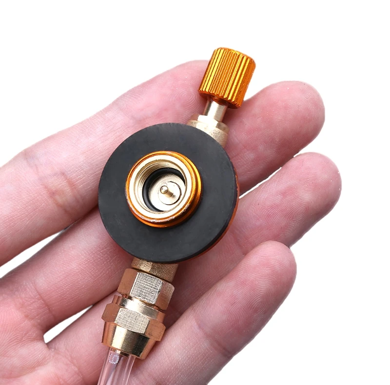 محول إعادة تعبئة البروبان للتخييم في الهواء الطلق, محول اسطوانة غاز مسطحة لخزان مقرنة الخزان #0626