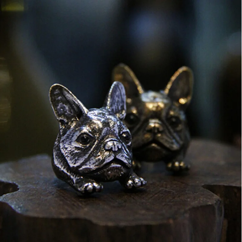 Unique Retro French Bulldog Adjustable Ring High Quality Design Men\'s Fashion Promise Rings Women Gift Overwatch free ship