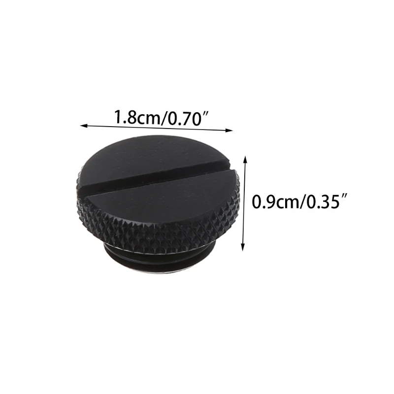 Mini G1/4 Smooth Water Stop End Cap Plug For Water Cooling System Sealing Up
