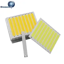 big promotion 60x8mm COB LED Strip 3W 2V 3V DC for work lamp DIY Bike light Bulb Warm White Blue Red led cob tubes Light source