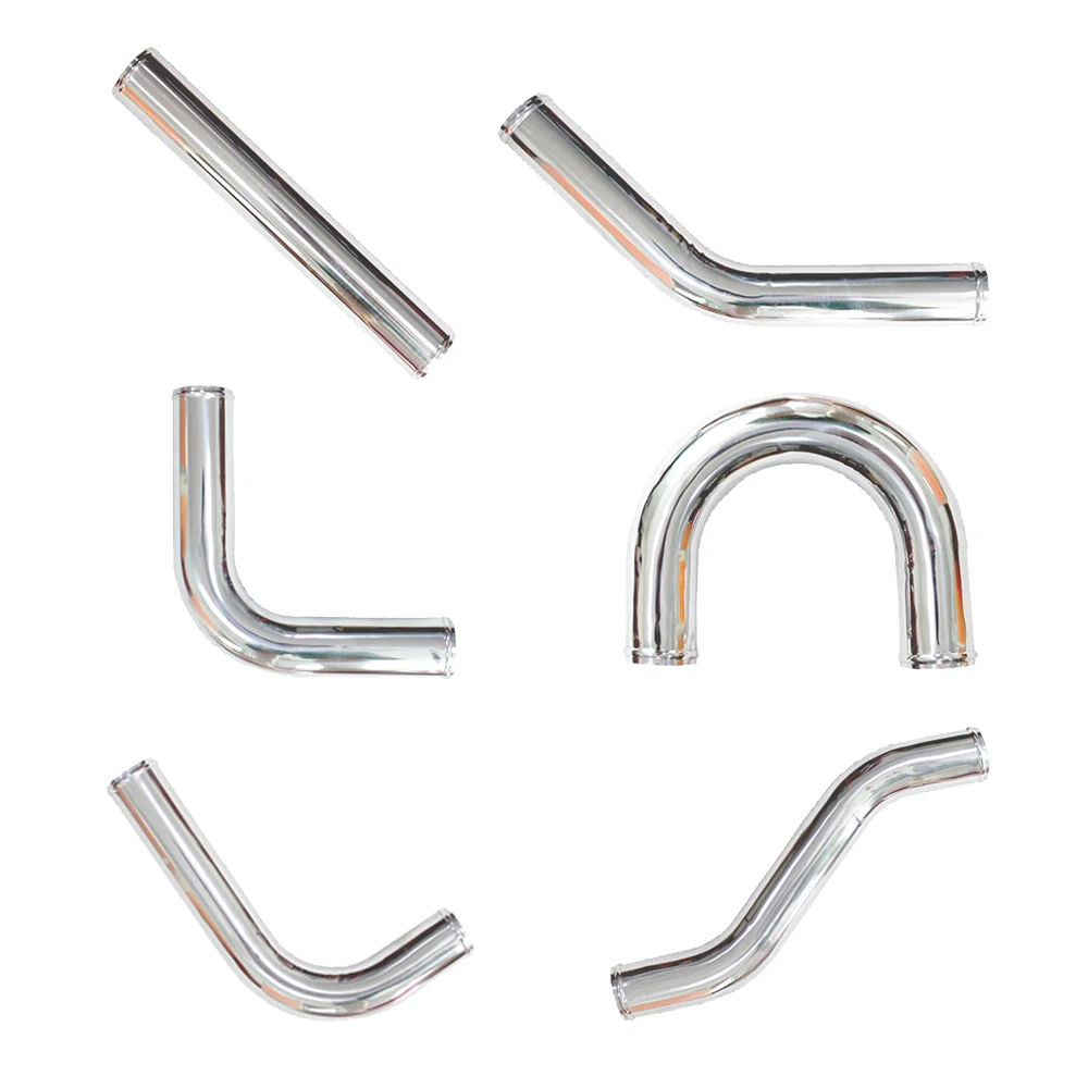 R-EP Universal Air Intake Pipe 57mm 2.25inch Aluminum Tube for Racing Car Intercooler High Power 0/45/90/180 Degrees L S Type