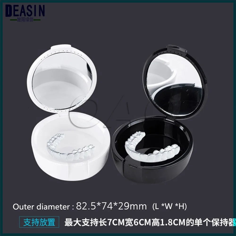 

5pcs Denture Box False Teeth Rinsing Basket Container Bath Appliance Storage Case Denture Bath Box Case False Teeth Storage