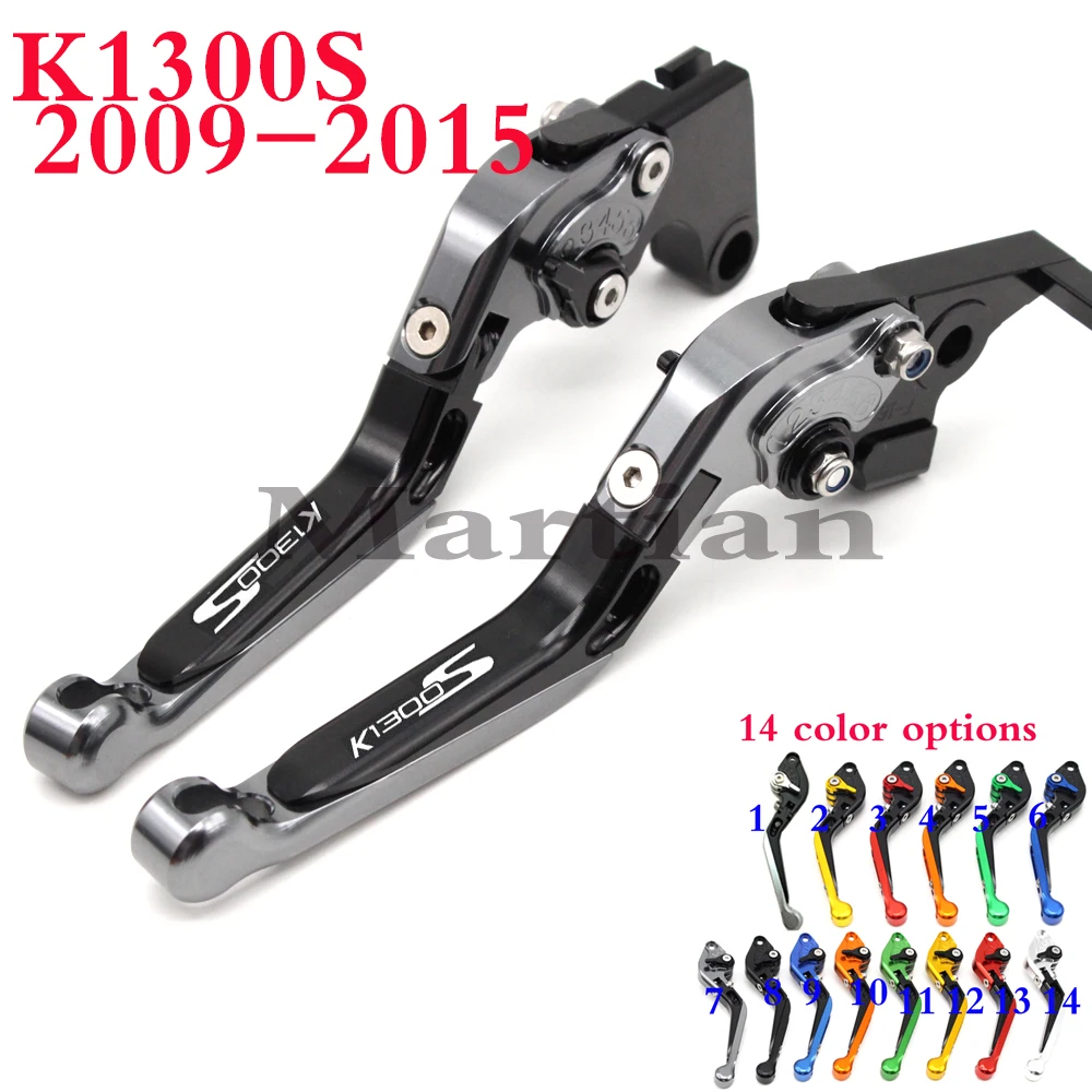 

For BMW K1300S K 1300S 2009-2015 Motorcycle Accessories CNC Aluminum Folding Extendable Brake Clutch Levers LOGO K1300S