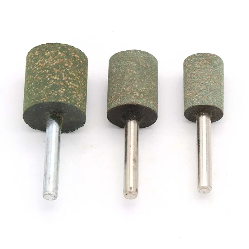 2 Stuks 6Mm Shank Sesam Spons Rubber Slijpen Head Mounted Punt Voor Metaalbewerking Afwerking Polish Grinder Rotary Gereedschap