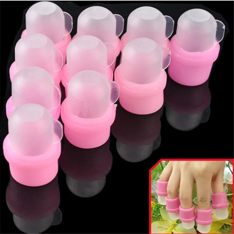 ขายส่งมืออาชีพ 10 PCS unhas de gel remover การออกแบบเล็บเจล lacequer remover 4.2 กรัม/ชิ้นสีชมพู