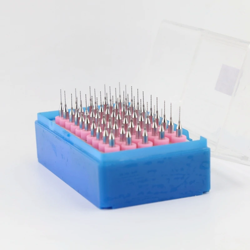 0.5mm 0.55mm tungsten carbide drill bit CNC wood router set 50PCS mini dremel exercise tool PCB drilling machine tool