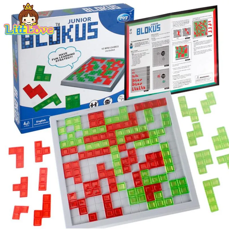 Blokus-Juguetes Educativos de fantasía para niños, entretenimiento familiar, divertido juego de escritorio para los mejores regalos, nuevo