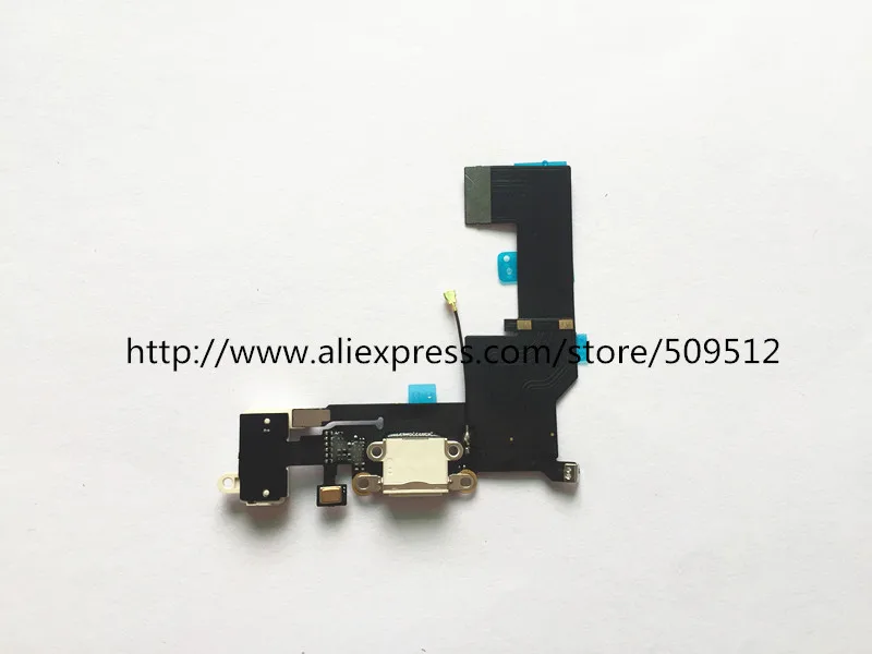 Headphone Audio Dock Connector, Charging Data USB Port, Flex Cable for iPhone SE 5SE, AAA Quality, 1 Pc, 10Pcs