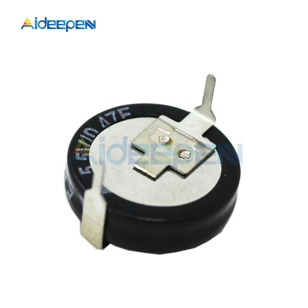 5Pcs Super Capacitor 5.5V 0.22F 0.33F 0.47F 0.68F 1F 1.5F 4F H Style Ultra Capacitor 5.5V Series Farad Capacitor