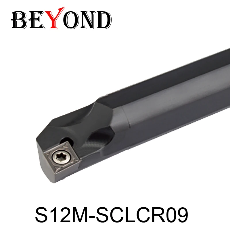 BEYOND S12M-SCLCR09 S12M-SCLCL09 S12M SCLCR SCLCL 12mm Internal Turning Tool Lathe Tools Boring Bar CNC Machine Holder