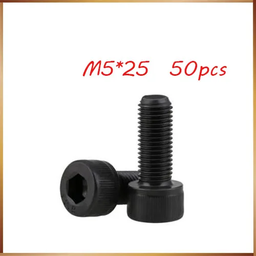 

Free Shipping 50pcs/Lot Metric Thread DIN912 M5x25 mm M5*25 mm Hex Socket Head Cap Screw Bolts m5 screws stainless nails,bolts