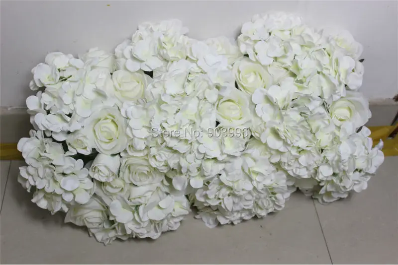 

SPR Free Shipping 10pcs/lot Artificial silk rose flower wall wedding background lawn/pillar flower home market decoration