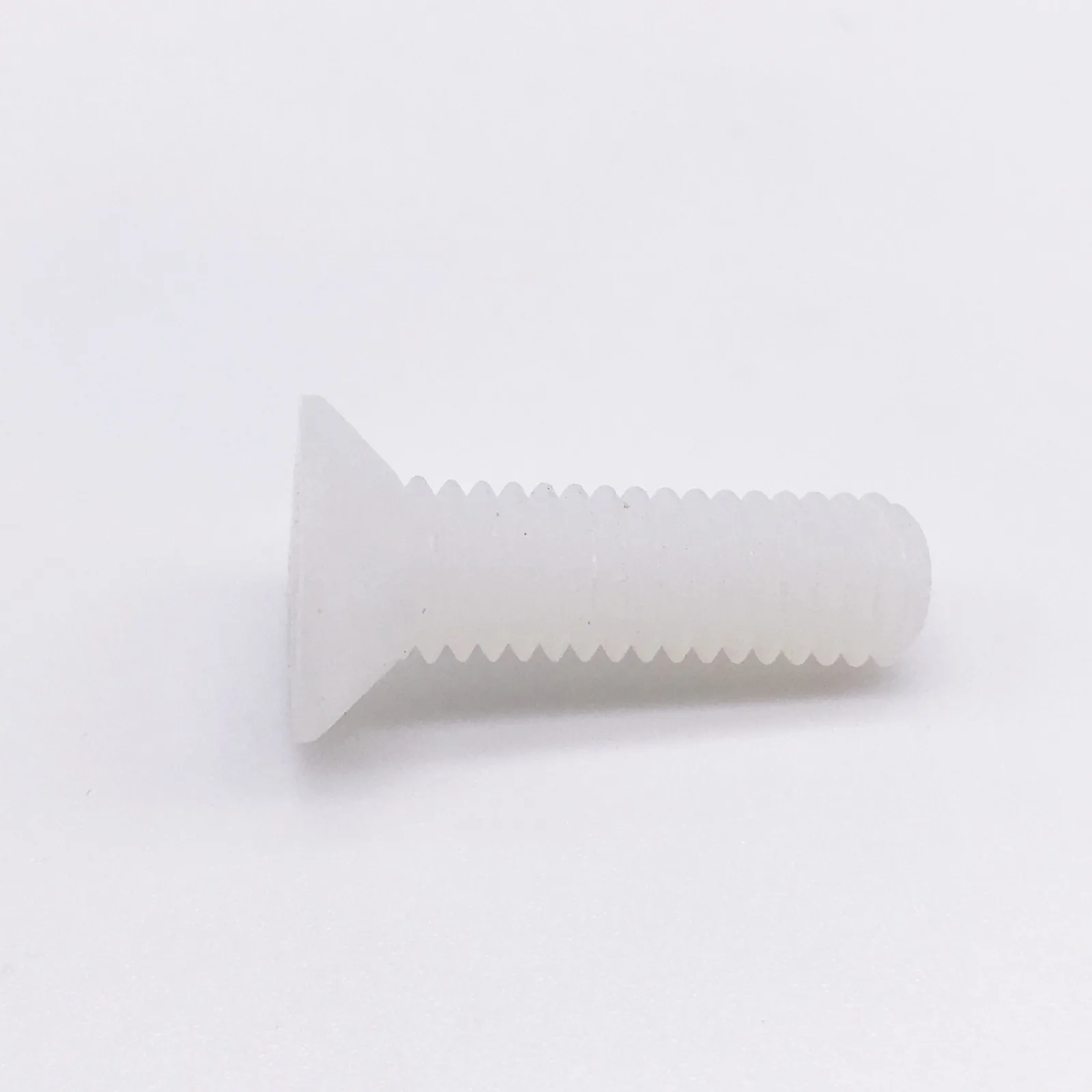 Wkooa M2 M2.5 M3 M4 M5 Screws Nylon Flat Head Plastic Screw Phillips Drive off white Pack 1000