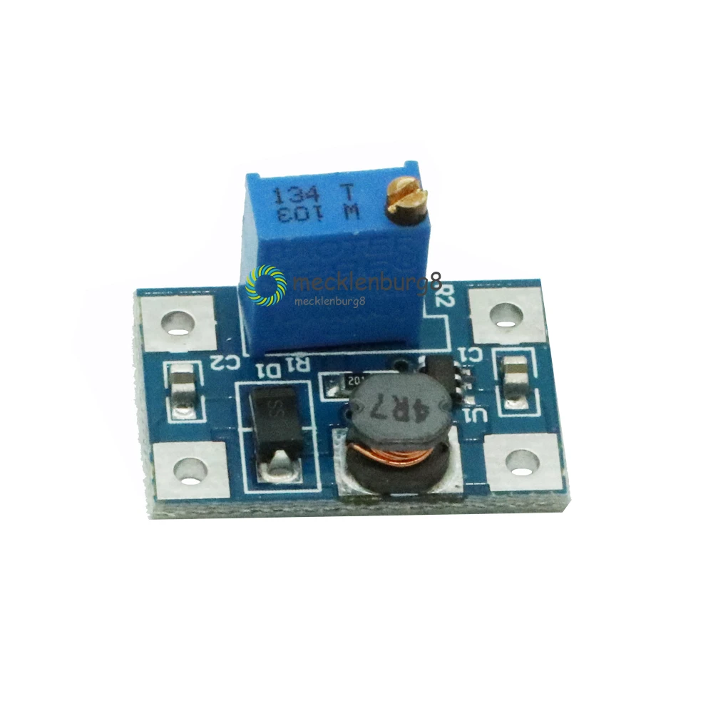 Automatic protection! 5 pieces. Max 2A Step Up Boost Power Module sx1308 Adjustable DC-DC 2-24 V 2 -28 V Boost Converter for Ard