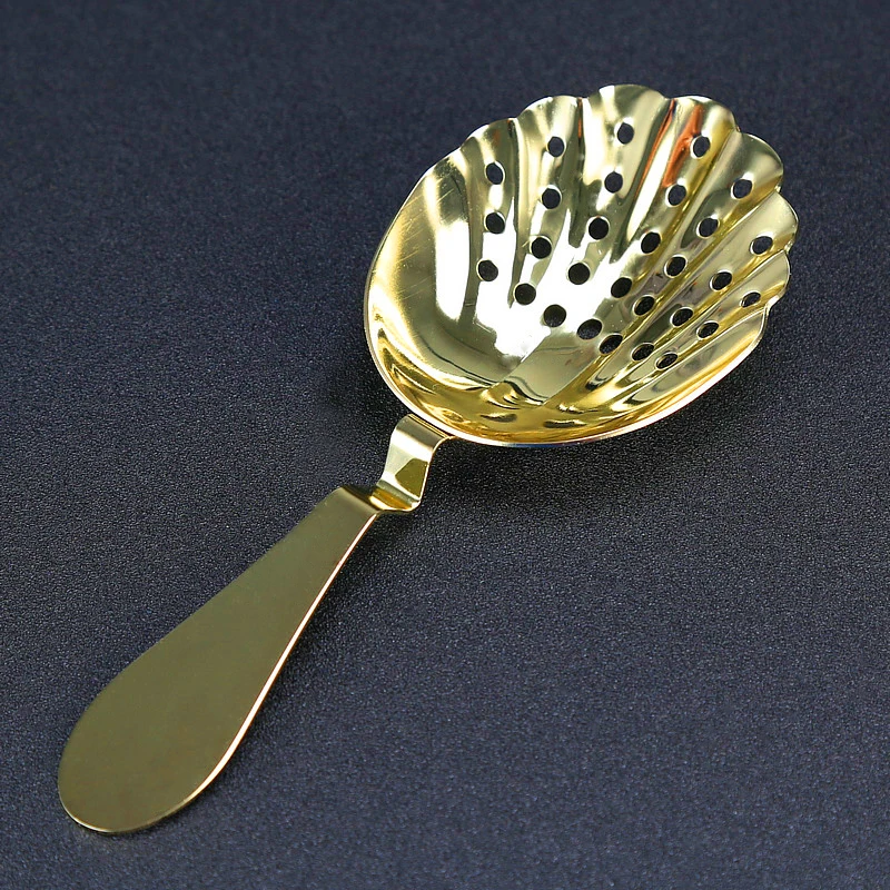 Vintage Julep Cocktail Strainer Shell Shape Strainer Cocktail Mixing bar tools