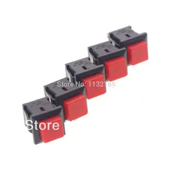 Red Square 14*14 2 Pin SPST NC Momentary Push Button Switch