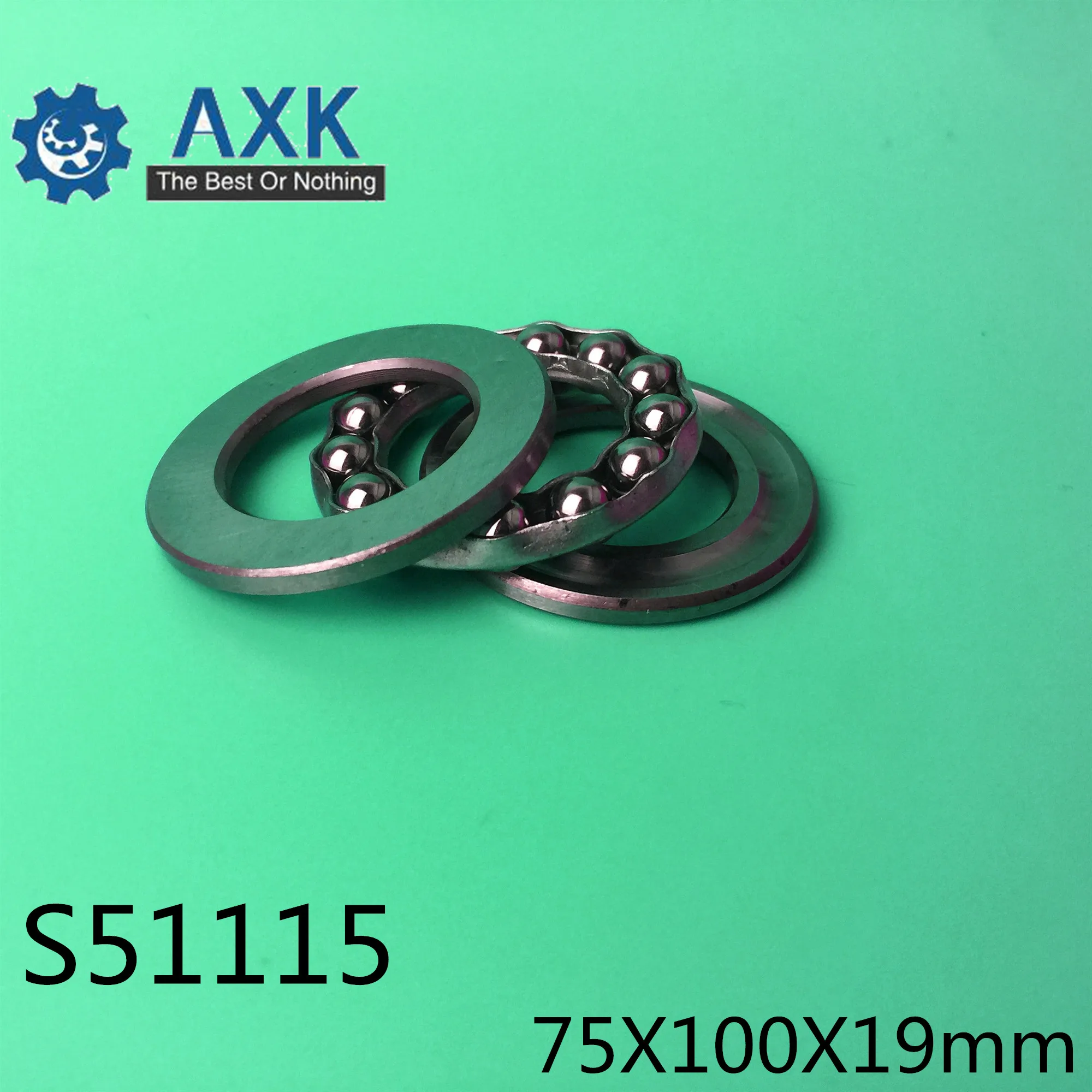 

S51115 Bearing 75*100*19 mm ( 1PC ) ABEC-1 Stainless Steel Thrust S 51115 Ball Bearings