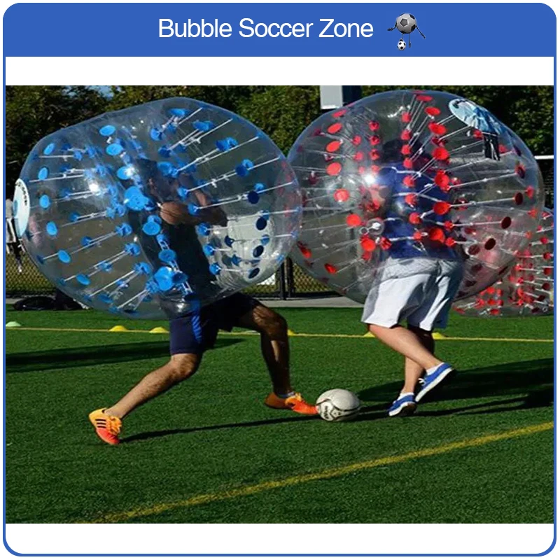 Free Shipping PVC Inflatable Bubble Soccer Ball Bumper Ball Inflatable Zorb Balloon Fun Games Adult Bouncing Ball Soccer Ball