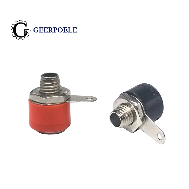 10 pcs/lot 4mm Small Banana Inverter Plug Connectors Wire Cable Connector Electrical Terminals Plug