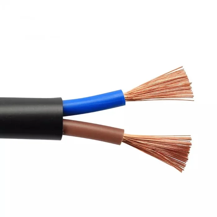 5meter 2 Cores 18AWG 17AWG 15AWG 13AWG 11AWG 9AWG Copper cable Wire Conductor Electric PVC Cable Soft Sheathed Wire power wire