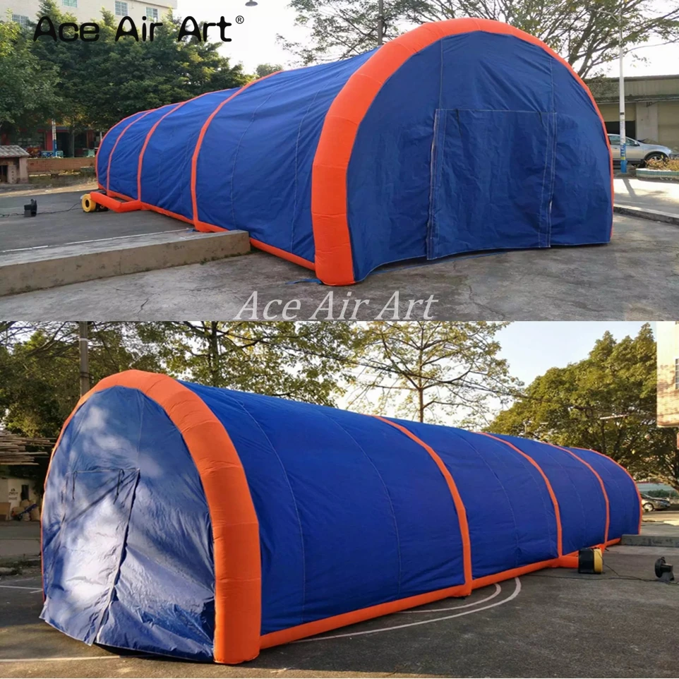 16 m L *7 m W *3.5m H Giant Portable Long Inflatable Tunnel Party Channel Tent