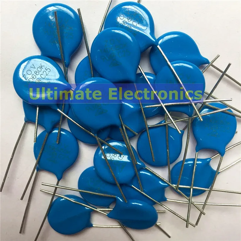 50Pcs Varistor 14D271K 270V Logam Tegangan Curve