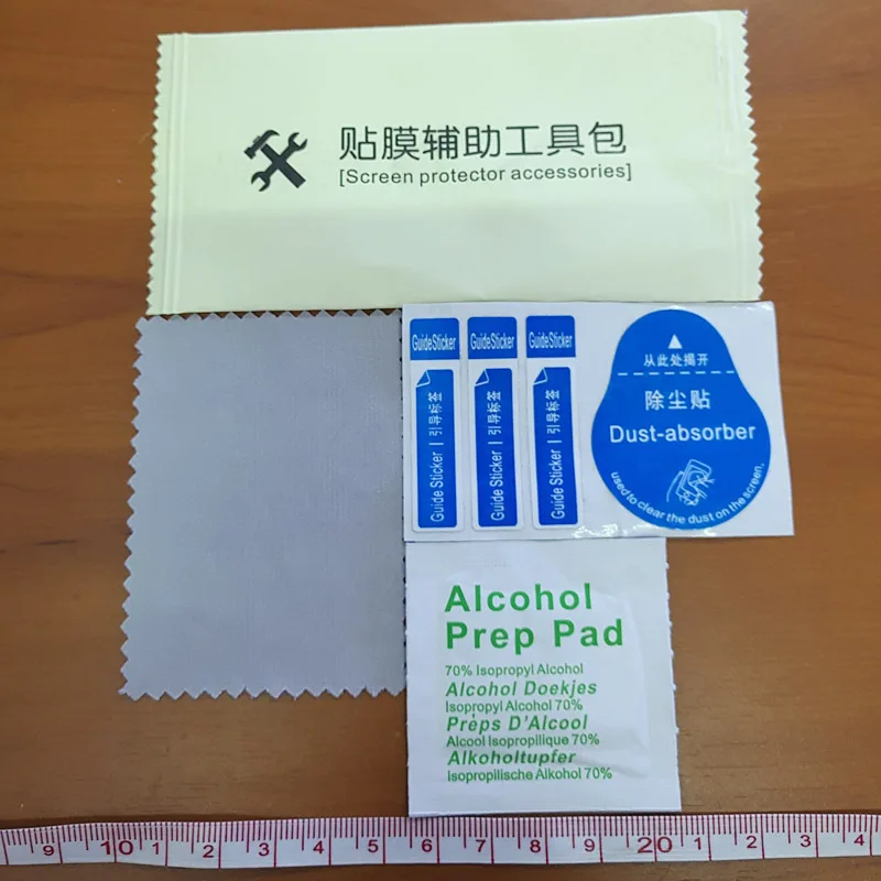 Salviette umidificate e asciutte Panno per la pulizia per la protezione dello schermo in vetro temperato Carte per la rimozione della polvere per schermi LCD dell'obiettivo della fotocamera Telefono cellulare